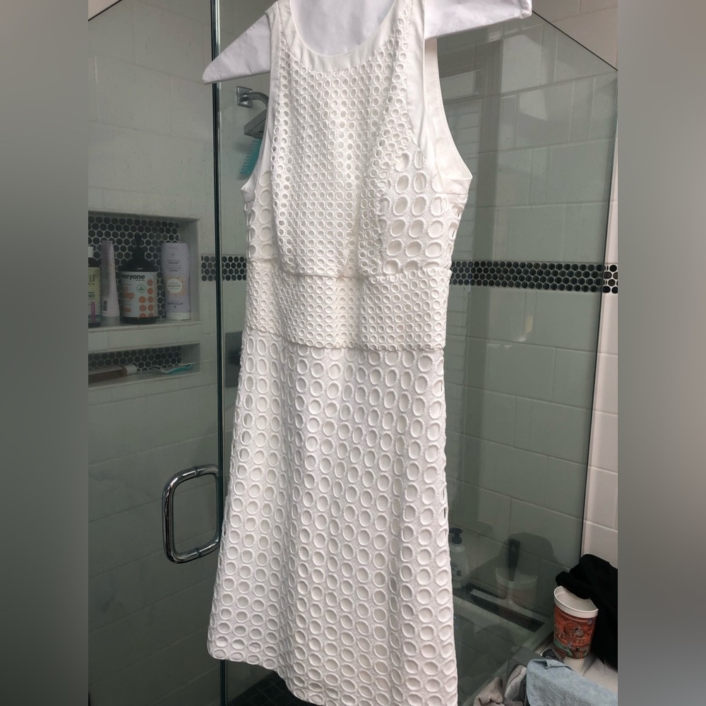 White cocktail dress